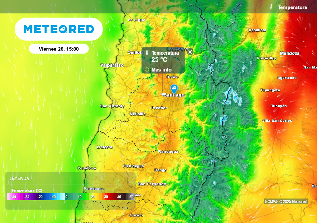 Temperaturas máximas Temperaturas máximas