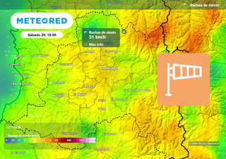 Baja segregada afectará en la Región Metropolitana: chubascos y vientos sobre 70 km/h en estas zonas