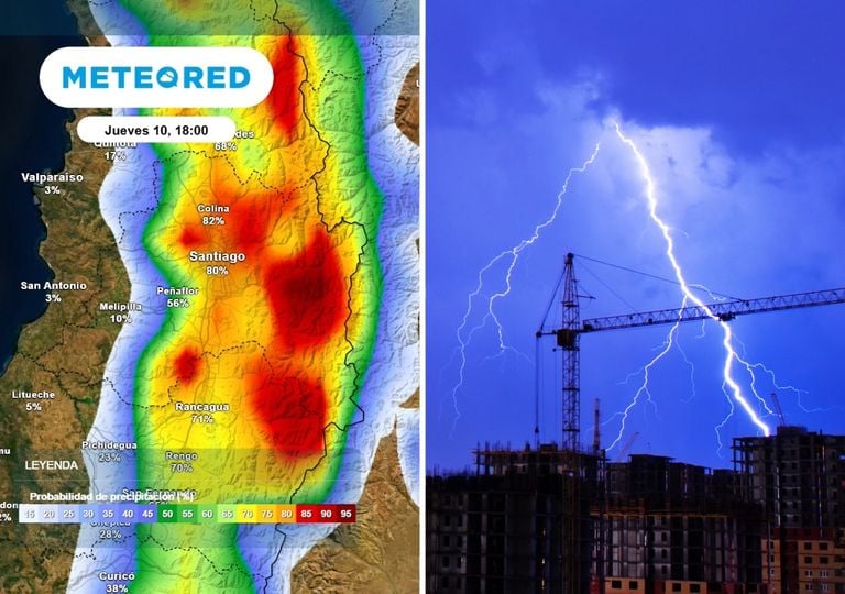 &ldquo;Baja segregada apunta a Santiago&rdquo;: lluvias y probables tormentas el&eacute;ctricas llegar&aacute;n entre mi&eacute;rcoles y viernes