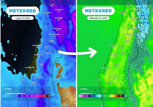 Baja segregada dejar&aacute; precipitaciones en la zona central antes de una semana estable