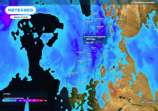 Baja segregada impactará con tormentas eléctricas a Chile centro sur: lluvias de 15 mm y viento de 50 km/h en el Maule