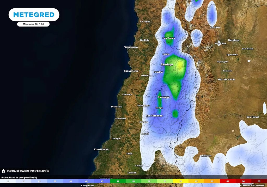 probabilidad de lluvias sobre la zona central de chile probabilidad de lluvias sobre la zona central de chile