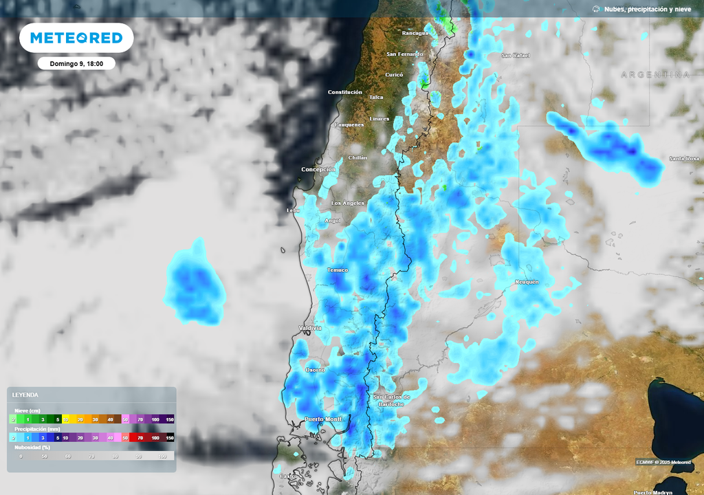 precipitación prevista