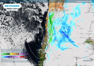 Baja segregada prevista para Chile dejaría precipitaciones en al menos siete regiones esta semana