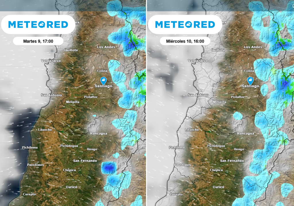 Chubascos en cordillera Chubascos en cordillera