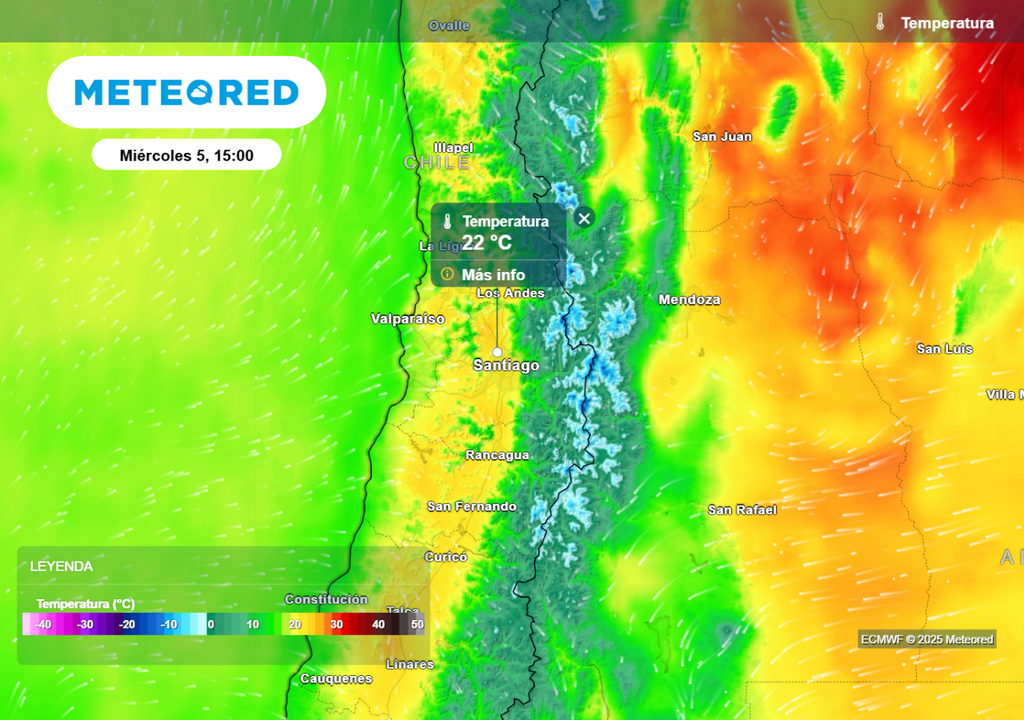 Temperaturas máximas