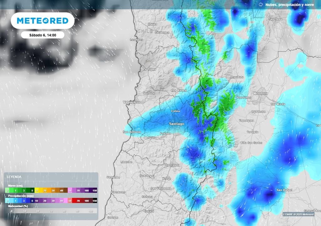 mapa de precipitaciones