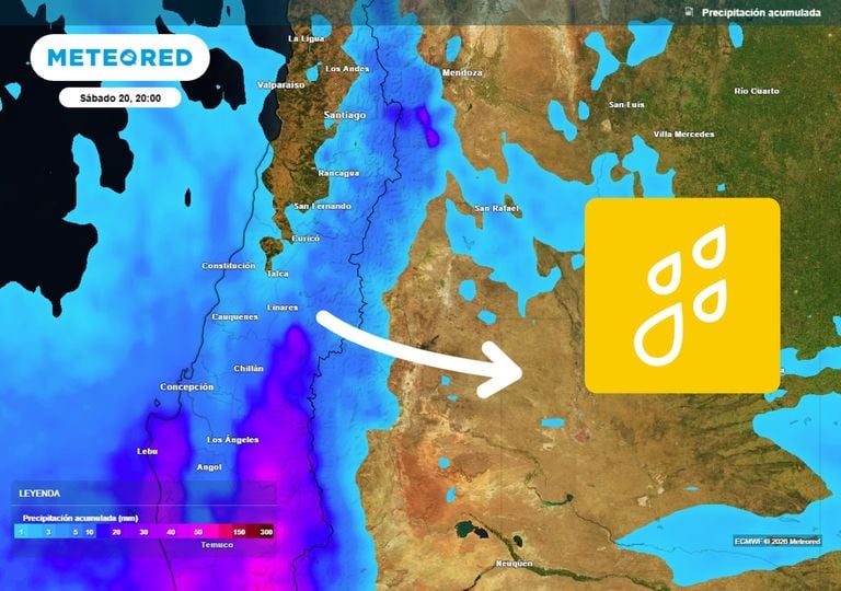 Baja segregada y sistema frontal en Chile central: &iquest;cu&aacute;ndo volver&iacute;an las lluvias esta semana?