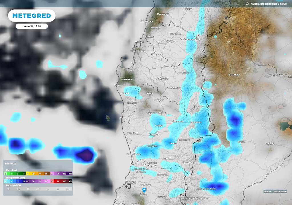precipitación prevista precipitación prevista