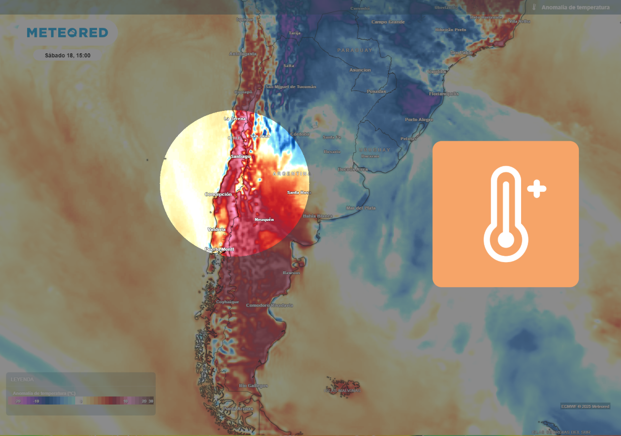 Altísimas temperaturas se sentirán en los próximas días en Chile. El termómetro podría subir hasta los 35 ºC.
