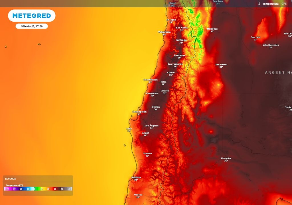 Temperaturas previstas Temperaturas previstas