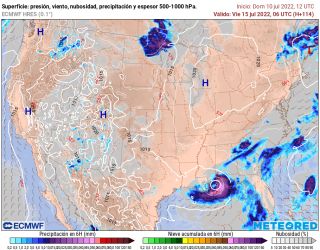 Baja tropical en el norte del Golfo de México ¿Danielle a la vista?