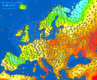 Bajas temperaturas nocturnas