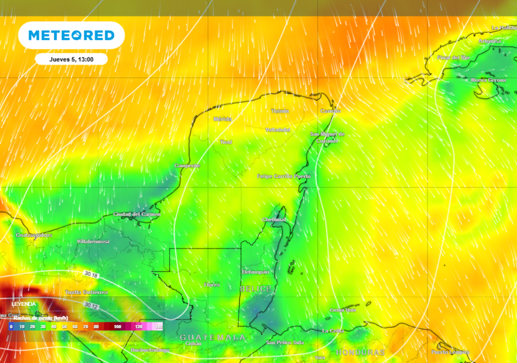 Wind Nuevo evento de "norte" pegará en las Península este jueves.