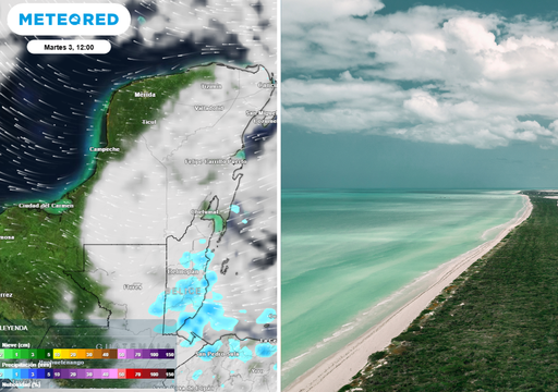 Bajas temperaturas y tiempo invrnal se prolongar&aacute;n en la Pen&iacute;nsula de Yucat&aacute;n