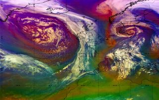 Bajo el radio de acción de un gran borrasca