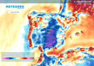 Inminente caída brusca de las temperaturas en 7 comunidades: las máximas bajarán hasta 10 ºC