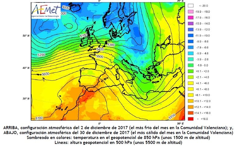 Balance Climático Del Mes De Diciembre De 2017 En La Comunidad Valenciana Balance Climático Del Mes De Diciembre De 2017 En La Comunidad Valenciana