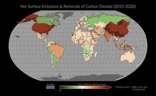 Balance de las emisiones de dióxido de carbono