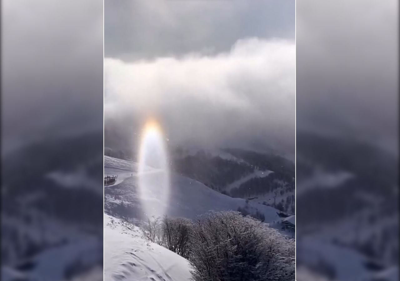 Captura del video tomado en el Cerro Catedral, Bariloche, Argentina, por Gaby Chávez