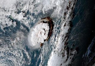 Barómetros en el mundo detectan la explosión del volcán de Tonga