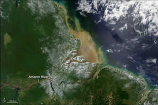 Barro de los Andes transportado por el Amazonas