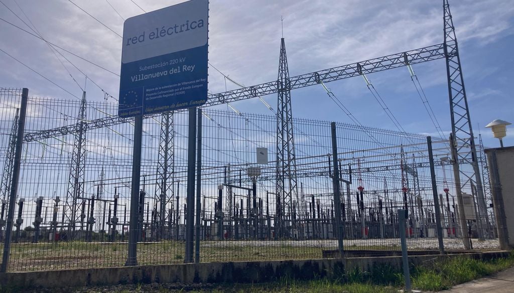 Subestación Eléctrica en Villanueva del Rey. Foto: Ayuntamiento de Écija.