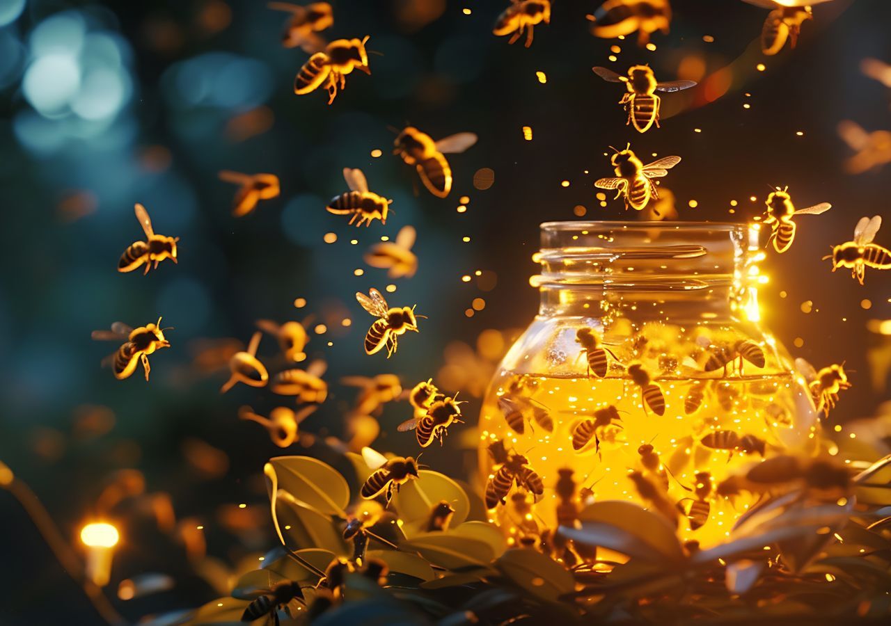 La exposición a la luz artificial altera los patrones de sueño de las abejas.