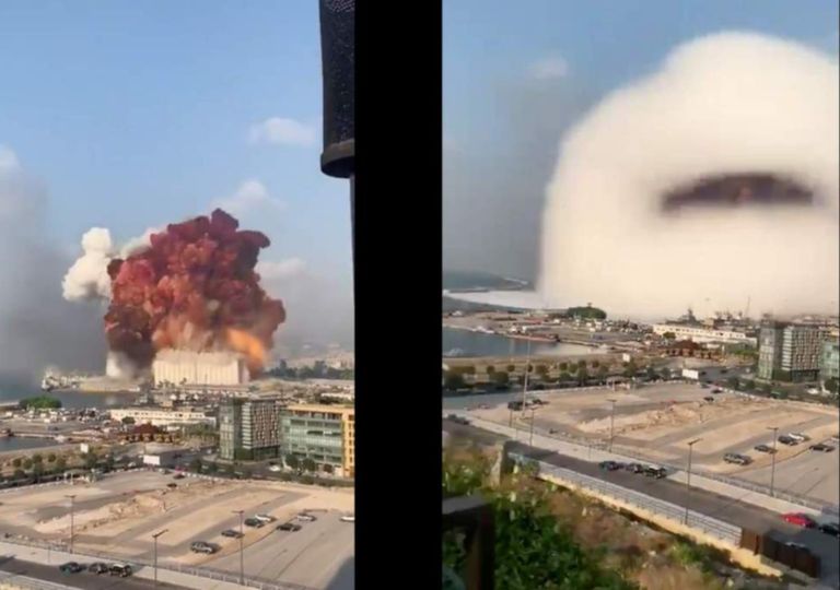 Beirut: ¿por qué se formó una nube alrededor de la explosión? Beirut: ¿por qué se formó una nube alrededor de la explosión?