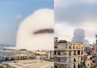Beyrouth : pourquoi un nuage s'est-il formé autour de l'explosion?