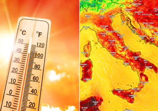 Avviso meteo: settimana rovente con picchi fino a 37-38°C, ma spazio anche ai forti temporali in queste aree