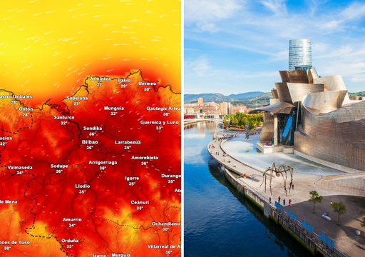 Bilbao entre las ciudades candidatas a superar su m&aacute;xima absoluta de mayo entre el mi&eacute;rcoles y el jueves