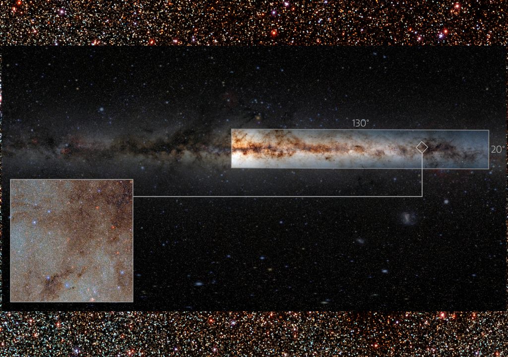 Bilhões de objetos celestes revelados por gigantesca imagem da Via Láctea