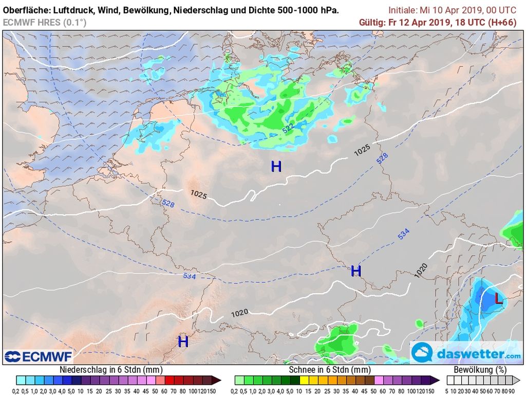 Schneeschauer im Anmarsch