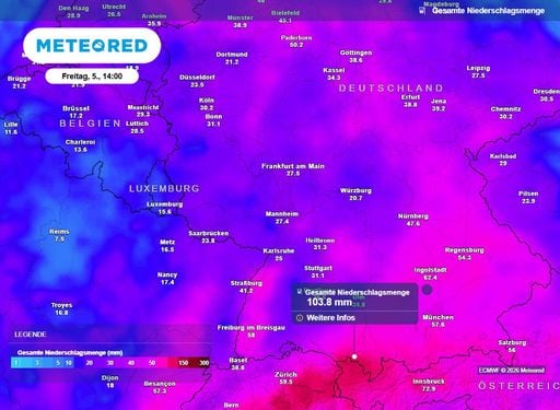 Bis zu 100 Liter Regen: Hinter den Wolken braut sich etwas Gewaltiges zusammen