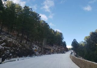 Se pinta de blanco el Noroeste de la República, acompañado de un muy marcado descenso de temperatura