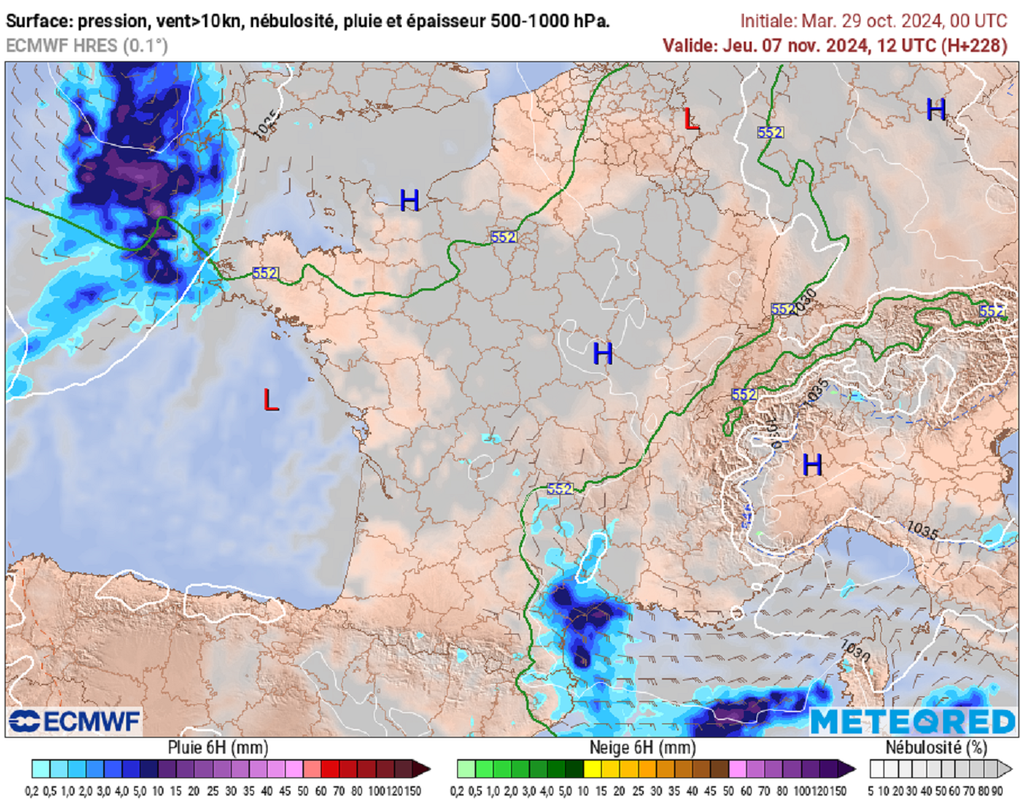 En fin de semaine prochaine, de nouvelles pluies pourraient circuler en Méditerranée et affecter le Roussillon. En fin de semaine prochaine, de nouvelles pluies pourraient circuler en Méditerranée et affecter le Roussillon.