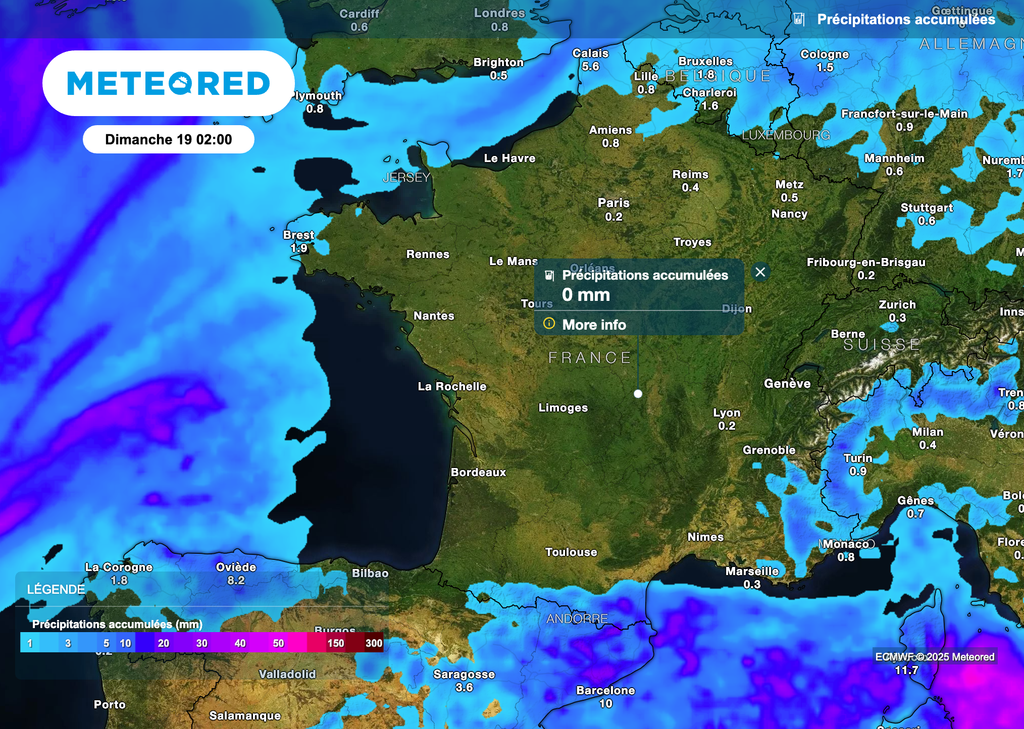 Les conditions météo vont rester sèches jusqu'à samedi inclus.