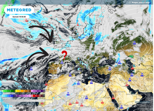Blocage anticyclonique ou r&eacute;gime NAO+ : l'h&eacute;sitation du mod&egrave;le m&eacute;t&eacute;o europ&eacute;en pour d&eacute;but octobre en France