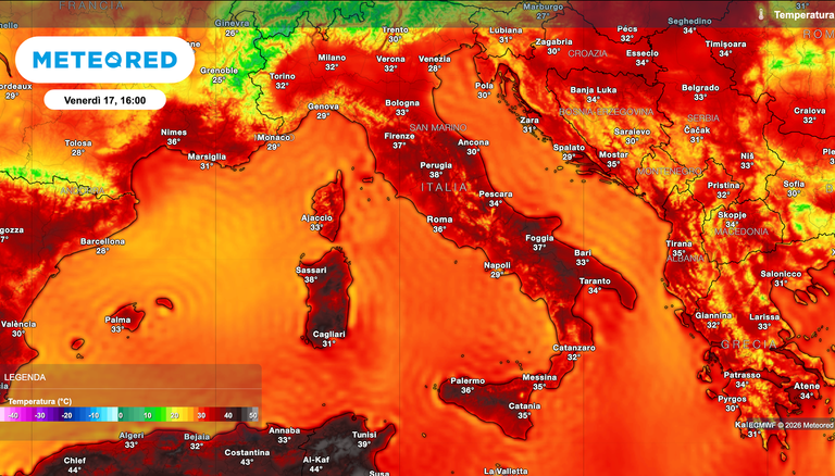 Blocco anticiclonico tra il 17 e il 19 luglio: ecco quando finir&agrave; il caldo estremo e dove arriveranno i temporali