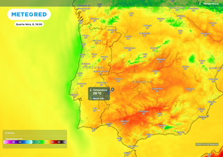 Bloqueio atmosférico em crista mantém calor e ausência de chuva em Portugal Continental