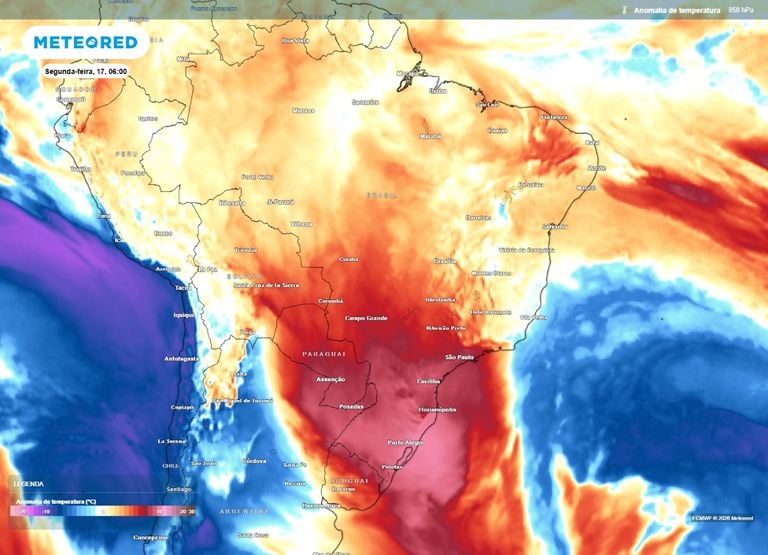 Bloqueio atmosf&eacute;rico traz calor de mais de 40&deg;C e atinge a 5 regi&otilde;es do Brasil