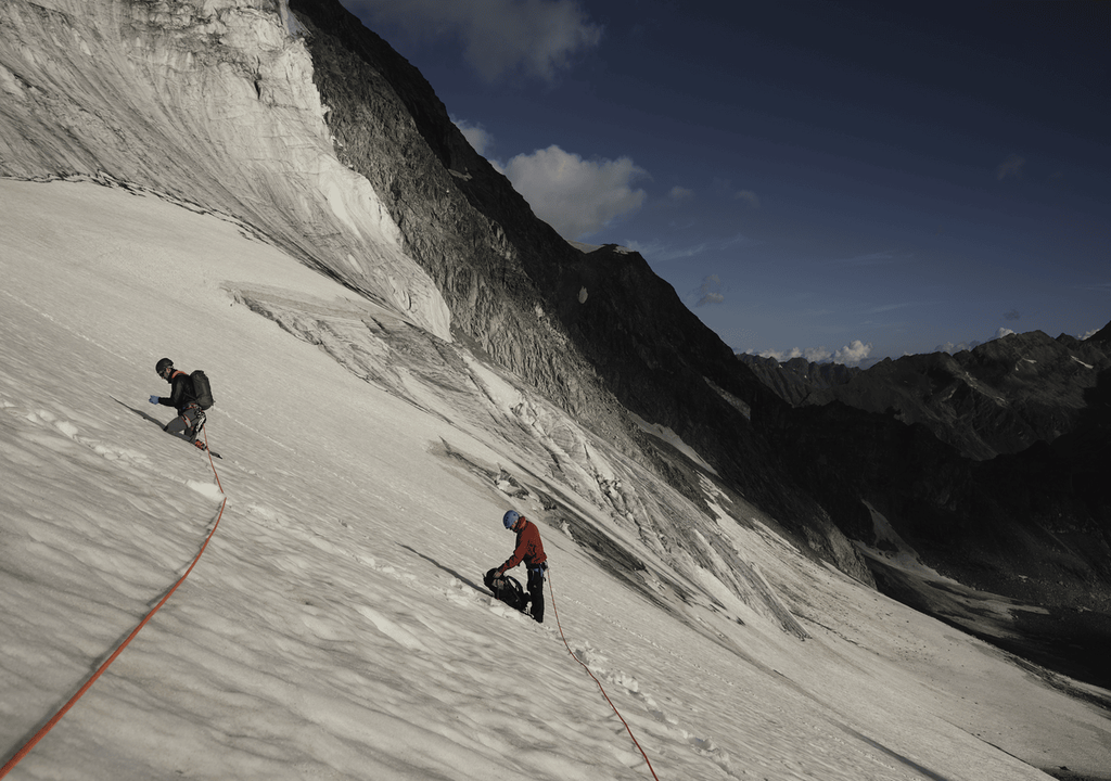 Mountaineers collected samples in remote locations (c) Zoe Salt (Expedition Photographer)