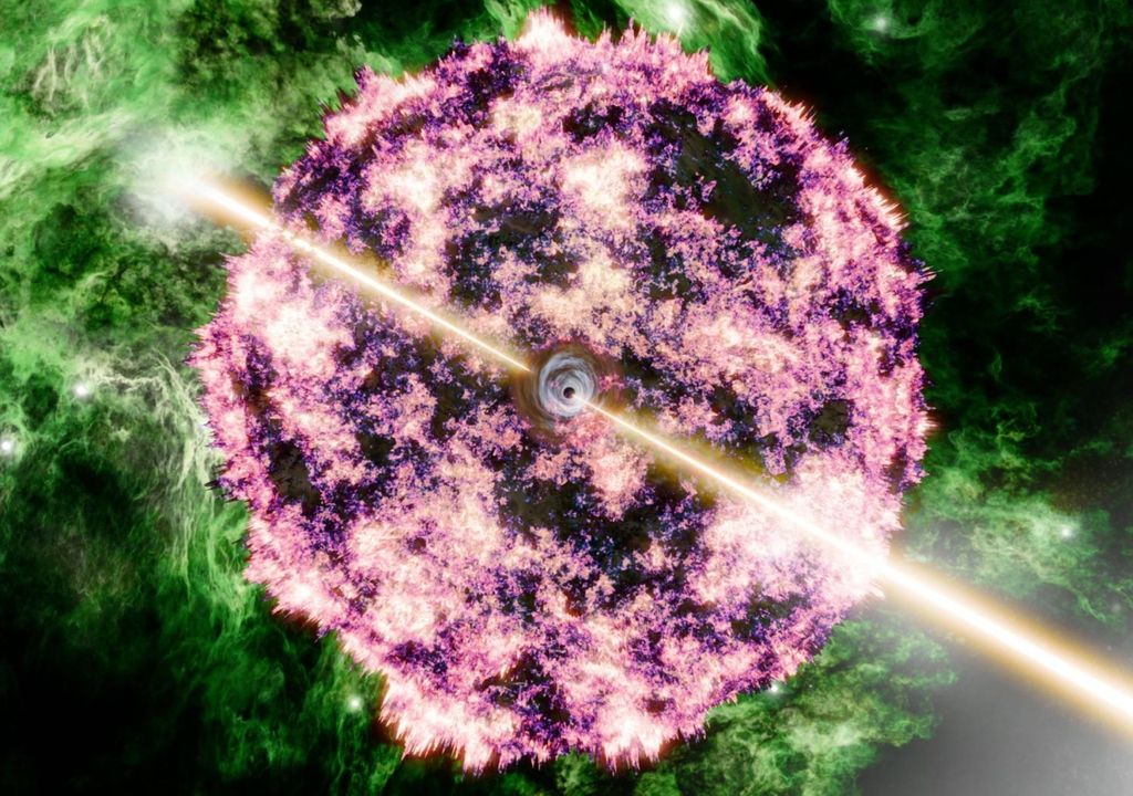 BOAT rayos gamma supernova estrella James webb