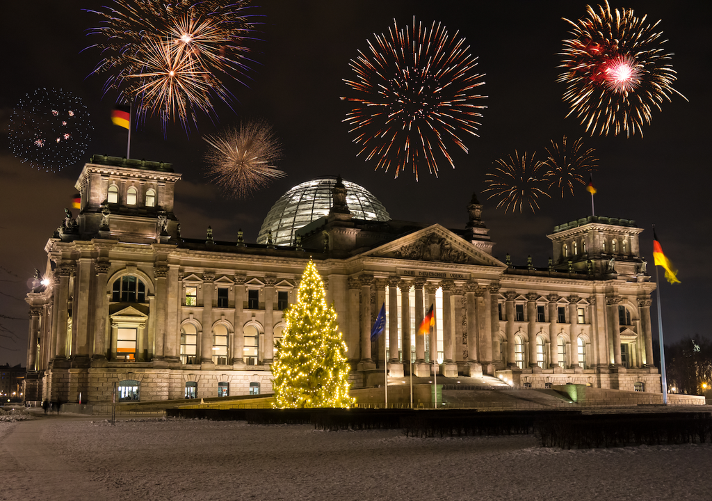 Feuerwerk, Bundestag, Symbol, Silvestertradition, Verbotsdebatten
