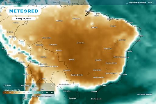Bolha de ar quente ganha intensidade: mais de 40&ordm; e umidade em n&iacute;veis cr&iacute;ticos