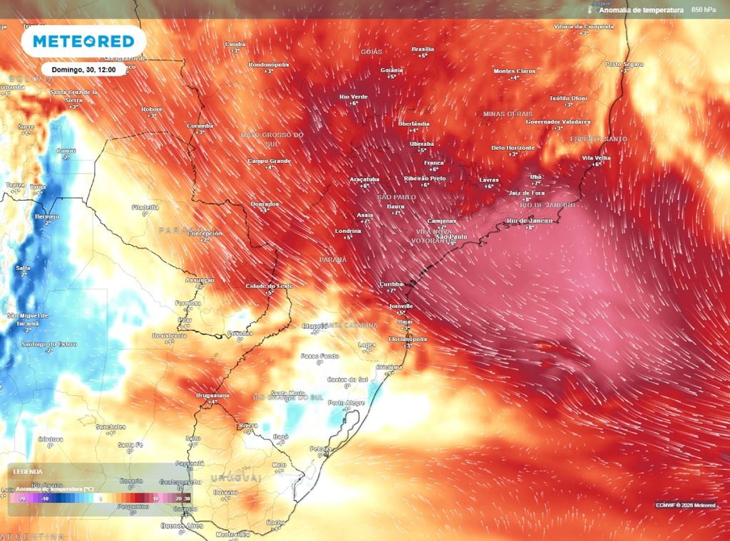 Massa de ar quente e seco atuará sobre São Paulo nos próximos dias, trazendo calor intenso de mais de 40°C para algumas localidades.