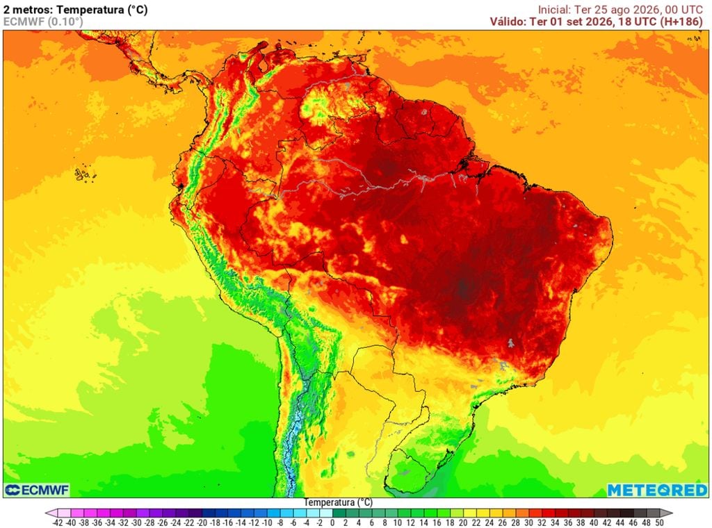 Tendência da previsão mostra que as temperaturas voltam a diminuir em todo o estado de São Paulo na próxima terça-feira, dia 1º de setembro.