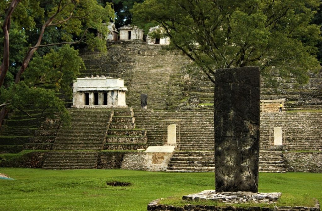 La Selva Lacandona resguarda frescos de invaluable tesoro. Imagen INAH.