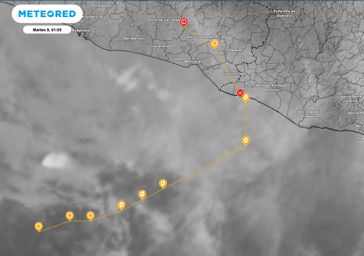 "Boris" toca tierra entre Guerrero y Oaxaca: mantiene la presencia de tormentas e inundaciones peligrosas